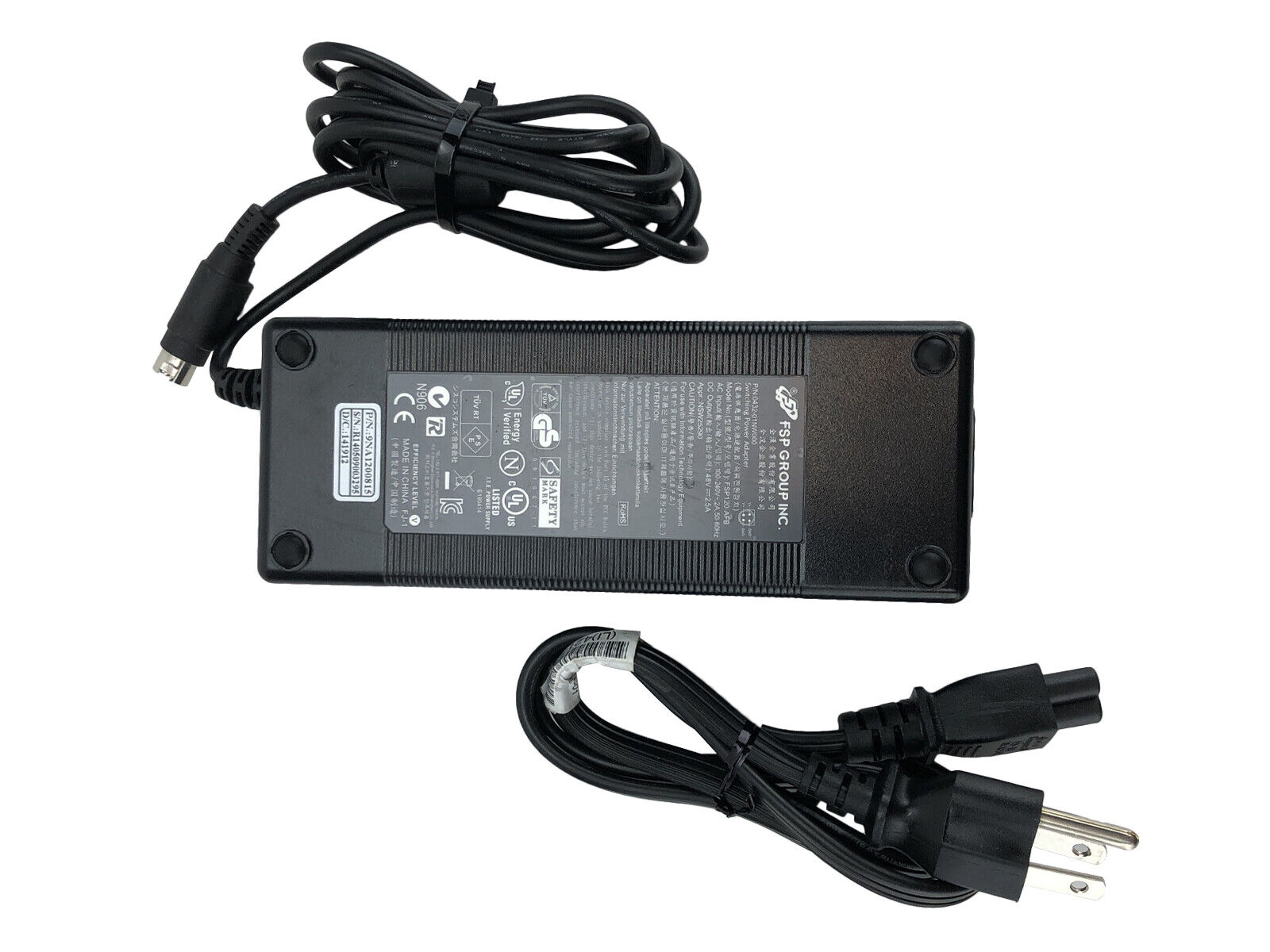 *Brand NEW*Genuine FSP FSP120-AFB 48V 2.5A 120W AC/DC Adapter OEM 4 Pin Power Supply - Click Image to Close